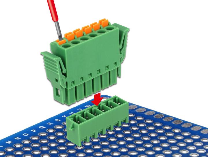 Produktbild Delock Terminalblock Raster vertikal (Kabel Zubehör)
