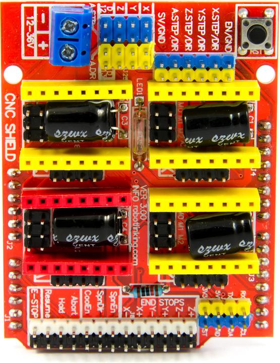 Image du produit Purecrea CNC Shield A4988 Arduino pour imprimantes 3D et fraiseuses (GRBL)