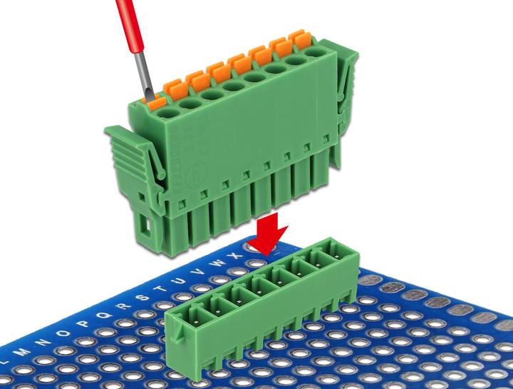 Image du produit Delock Bloc terminal Trame verticale (Accessoires pour câbles)