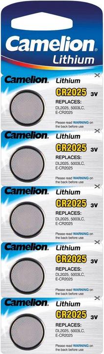 Produktbild Camelion Lithium (5 Stk., CR2025, 150 mAh)