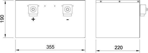 Immagine prodotto Bulltron Batteria LiFePO4 LI320B300-12-P (12.80 V, 320 Ah)
