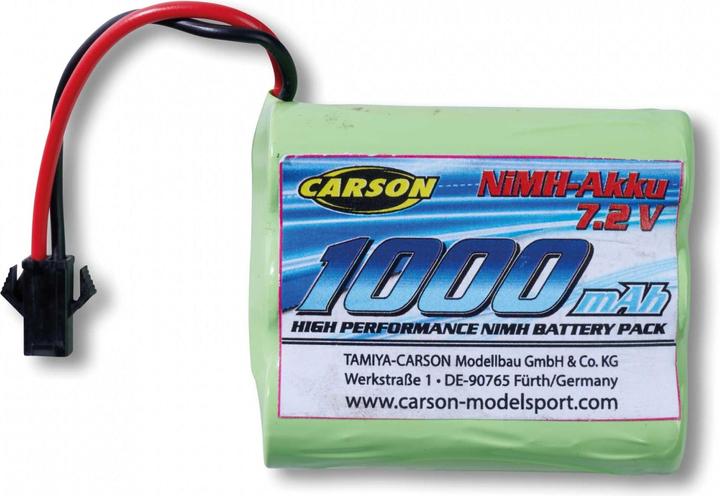 Produktbild Carson 7,2V/1000mAh NiMH JST 108049/50/51 (7.20 V, 1000 mAh)