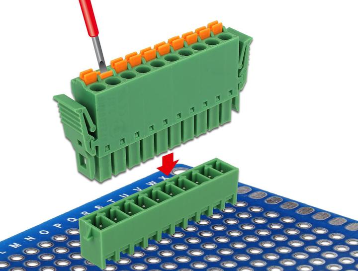 Produktbild Delock Terminalblock Raster vertikal (Kabel Zubehör)