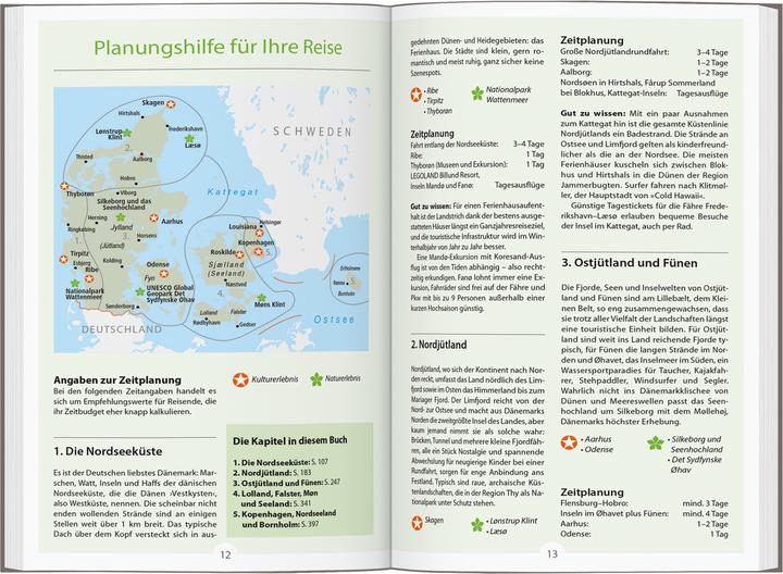 Produktbild Reise-Handbuch Reiseführer Dänemark (Deutsch, Hans Klüche, 2025)
