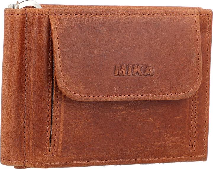 Image du produit Mika Porte-monnaie RFID en cuir 11 cm avec pince à billets