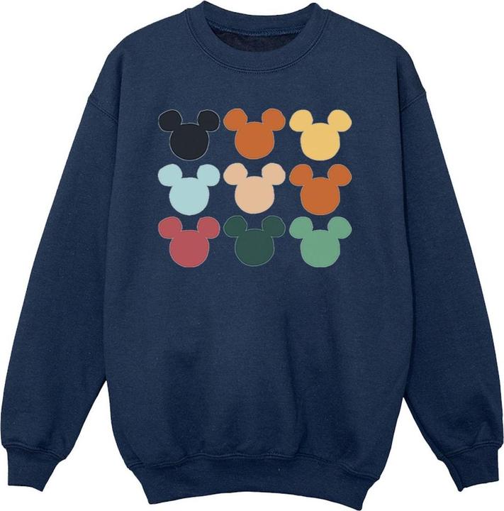 Disney Mickey Mouse Heads Square Sweatshirt Mädchen