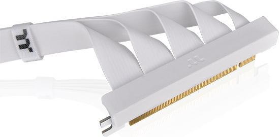 Actual product image Thermaltake TT PCI-E 4.0 Dual 90 Degree Riser Cable 40cm white