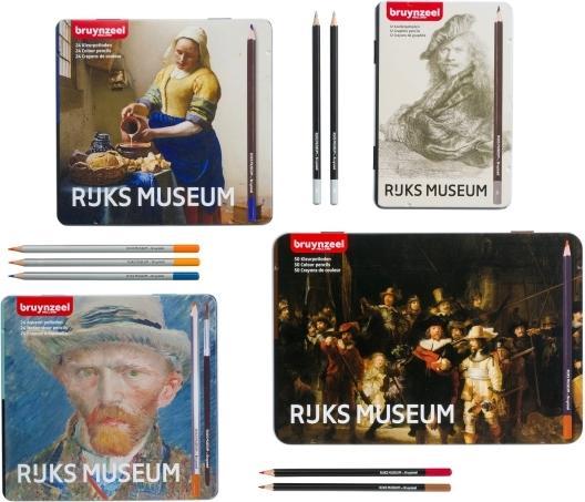 Image du produit Bruynzeel Crayons aquarelle Rijksmuseum (Multicolore, 24 x)