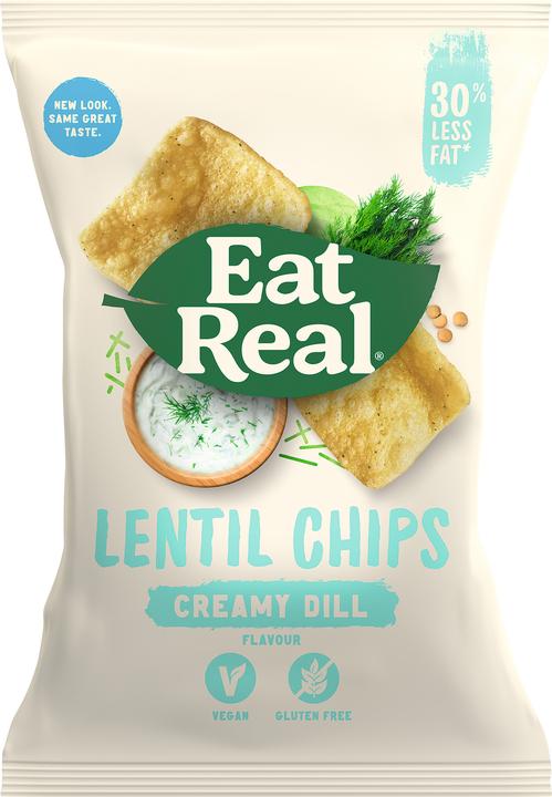 Image du produit Eat Real Chips de lentilles Creamy Dill 113g (120 g)