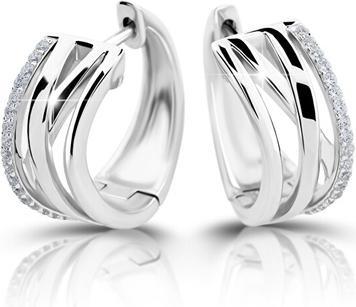 Modesi Charming silver round earrings M23077