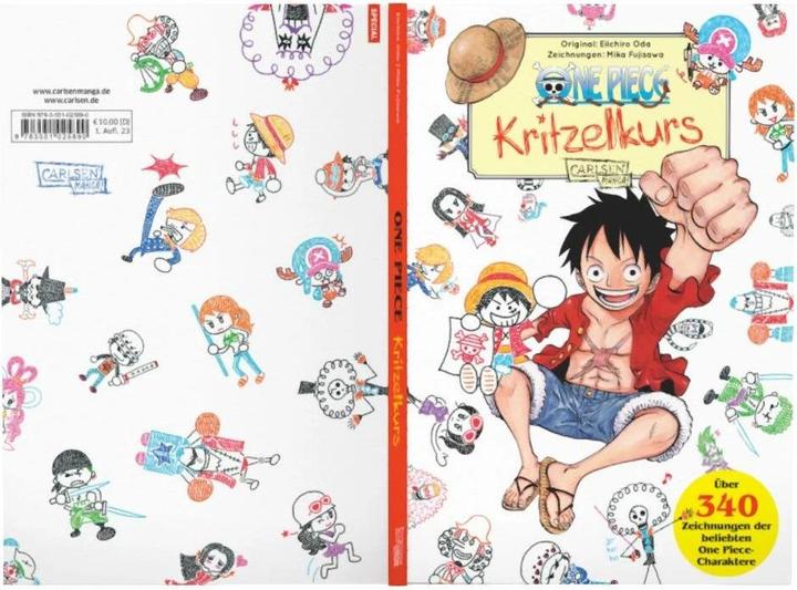 Actual product image One Piece Kritzelkurs (German, Mika Fujisawa, Eiichiro Oda, 2023)