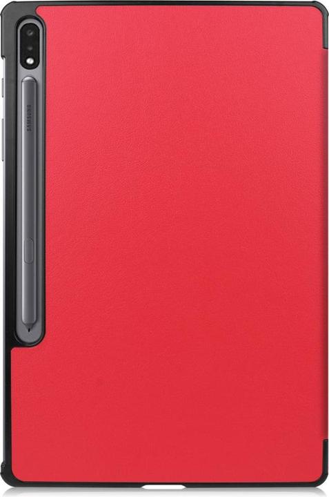 Immagine prodotto Cover-Discount Galaxy Tab S7+ (12.4) - Tri-fold Smart Case rosso (Galaxy Tab S7 FE)