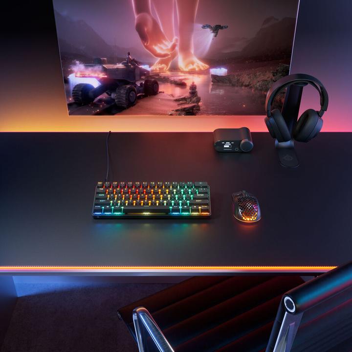 Image du produit SteelSeries Apex Pro Gen 3 Mini (schwarz, DE-Layout, OmniPoint 3.0) (DE, Filaire)