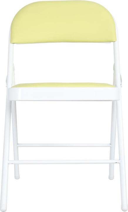Produktbild HTI-Living Klappstuhl Kunstleder Gestell Weiss 6er-Set