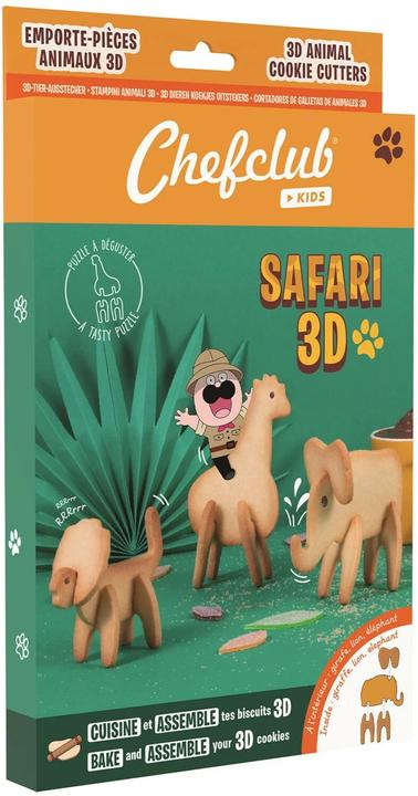 Produktbild Chefclub Keksausstecher Safari 3D 8tlg.