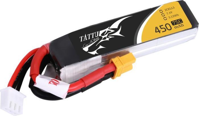 Image du produit Tattu RC-Akku LiPo 75C 2S1P (7.40 V, 450 mAh)