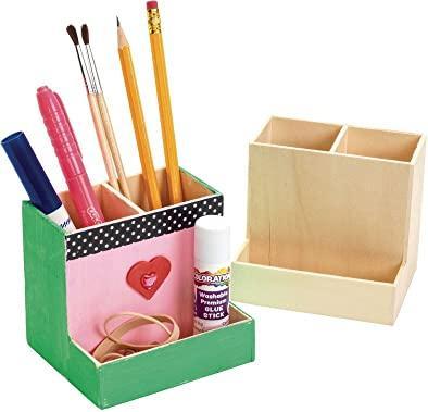 Produktbild Colorations Färbungen – Dekorieren Sie Ihren eigenen Schreibtisch-Organizer aus Holz, Set v