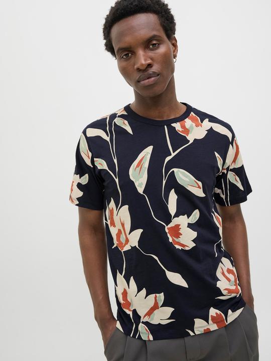 Actual product image Jack & Jones All Over Print Rundhals T-shirt T-shirt (S)
