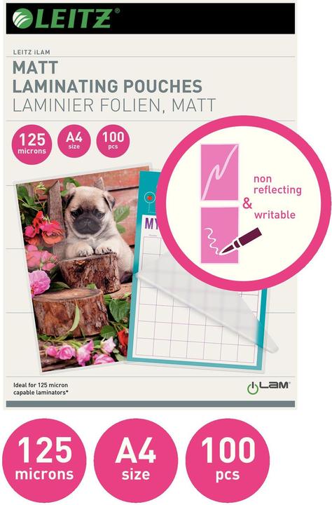 Immagine prodotto Leitz iLAM (A4, 100 Pezzo/i, 125 µm)