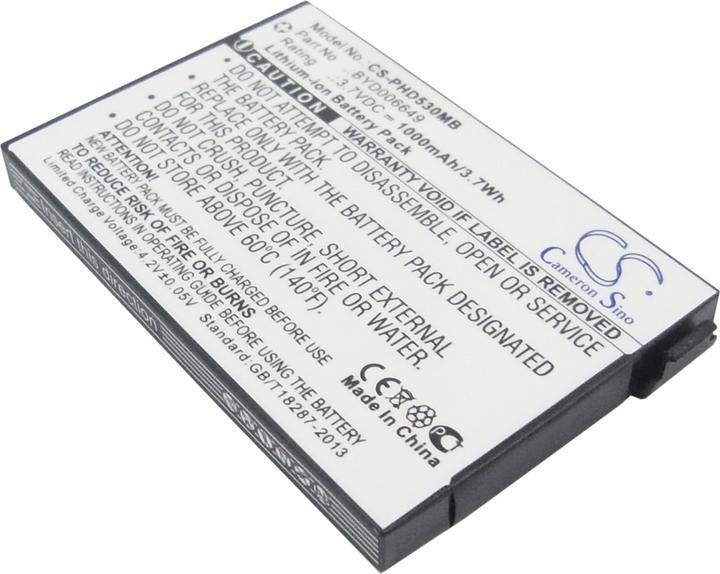 Actual product image NoName Battery for Philips BYD006649, Avent SCD530 etc. 1000mAh, 3.7V (1 pcs., Device specific)