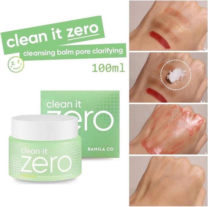 Actual product image Banila Co clean it zero pore clarifying (Cleansing Balms, 100 ml)