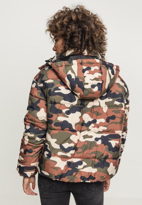 Image du produit Urban Classics Ladies Boyfriend Camo Puffer Jacket (XL)