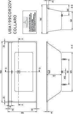 Produktbild Villeroy & Boch V&B Einbauwanne COLLARO 1900x900 m Ab u Überlgrt. chr we (190 cm, 90 cm)