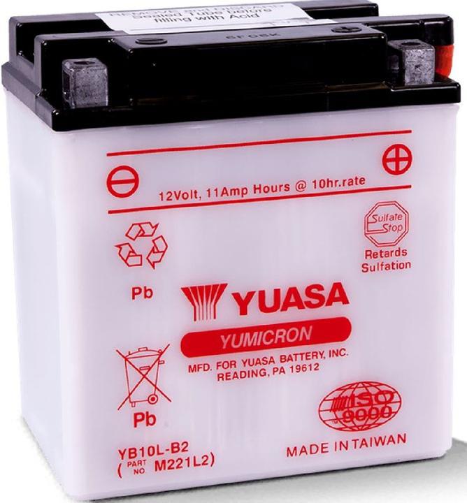 Image du produit Yuasa Garantie limitée de 6 mois (12 V, 11.60 Ah, 120 A)