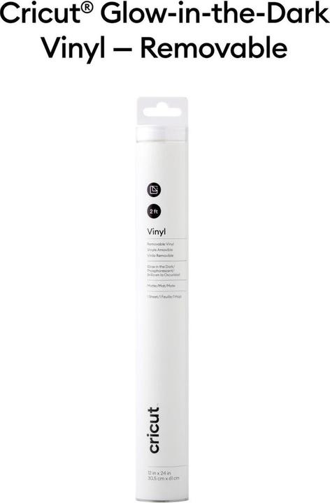 Immagine prodotto Cricut Vinile fosforescente rimovibile 30x60cm 1 foglio Glow in the dark (P) (1 x)