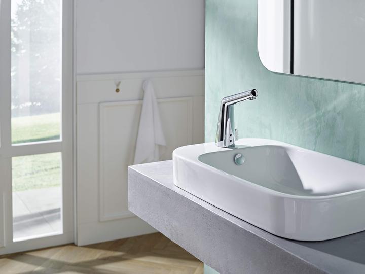 Produktbild Hansa HANSADESIGNO Style Waschtischarmatur 9/12V, Bluetooth, Ausladung 138mm, 51792221
