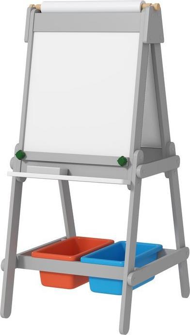 Image du produit Swisshandel24 3-in-1 Kindertafel, doppelseitige Kinder Staffelei mit Kreidetafel, Whiteboard