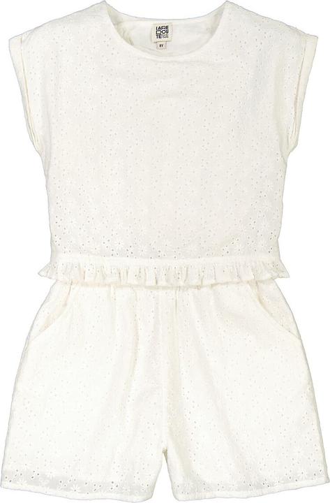 Produktbild La Redoute Collections Jumpsuit mit Volant und Lochstickerei