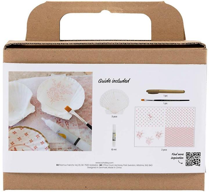 Produktbild Creativ Company Bastelset Decopatch Muschel-Schalen