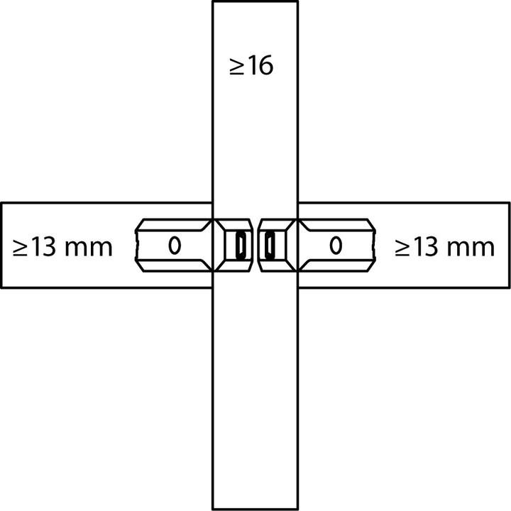 Image du produit Lamello Connecteur mural central CLAMEX P Medius 14/10 (Raccord de connexion, 160 pcs)