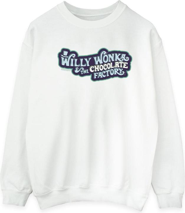 Willy Wonka & the Chocolate Factory Chocolate Factory Logo Sweatshirt (L)