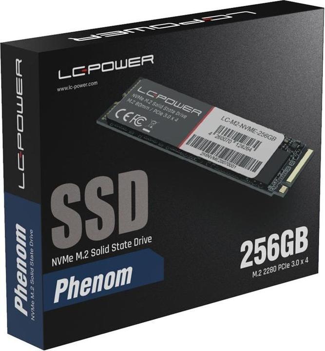 Actual product image LC-Power SSD Flash Phenom M.2 NVMe 256 GB (256 GB, M.2 2280)