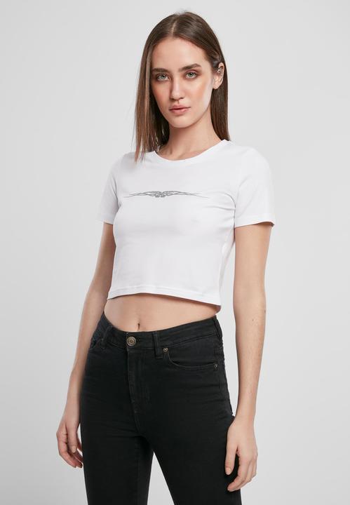 Actual product image Merchcode Ladies Tribal Cropped Tee (XS)