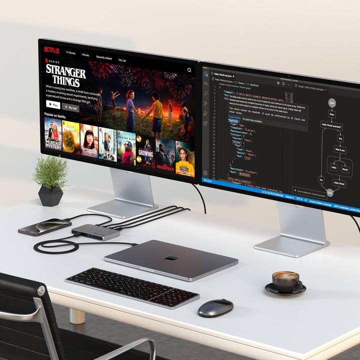 Produktbild Satechi ST-HT4SHM-EU (Thunderbolt, 4 Ports)
