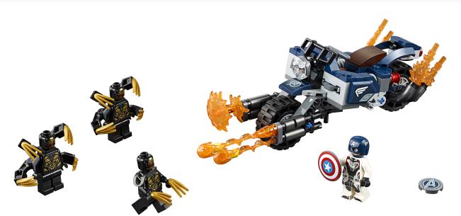 Produktbild LEGO Captain America: Outrider-Attacke (76123, LEGO Marvel)
