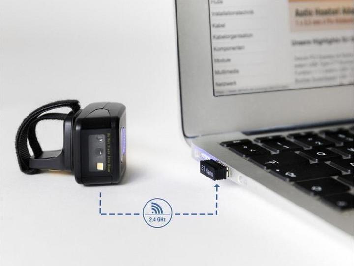 Produktbild Delock Barcode Scanner Fingerring 90508 – 1D / 2D (2D-Barcodes, 1D-Barcodes)