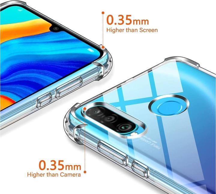 Actual product image Screenguard Huawei P30 Lite Case Crystal Soft Airbag Bumper (Huawei P30 Lite)