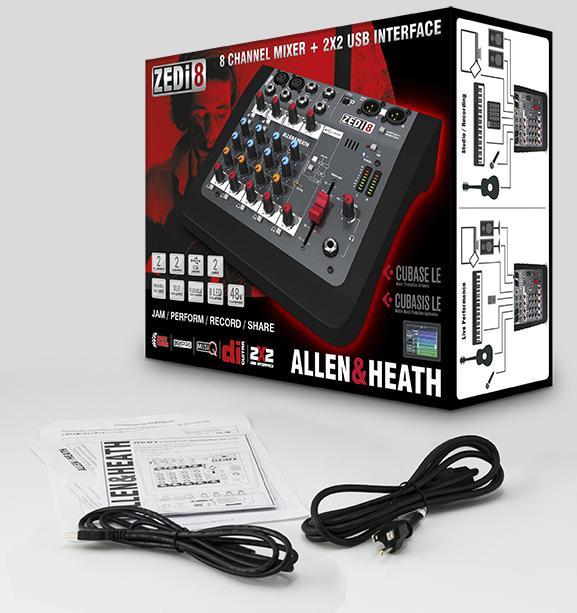 Produktbild Allen & Heath ZEDi-8 (Studio- und Livemixer)
