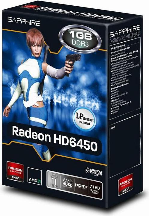 Image du produit Sapphire HD 6450 Silence (1 Go)