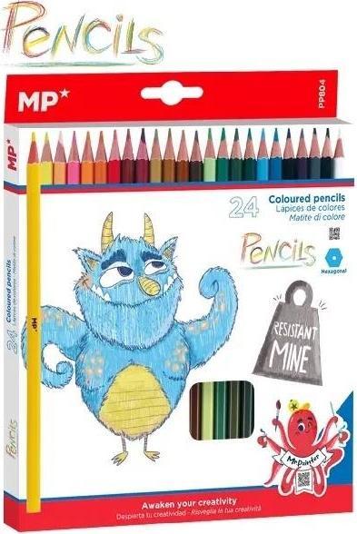 Teka Bleistiftstifte in 24 Farben (Multicolore)