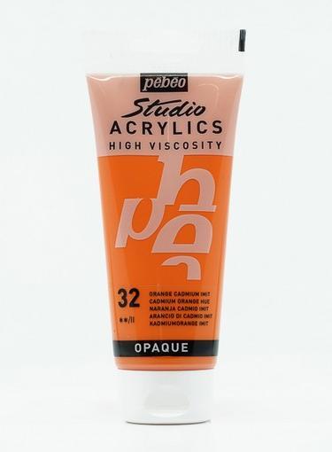 Produktbild Pebeo Studio Acrylics Feine Acrylfarben (Kadmiumorange Imit, 100 ml)