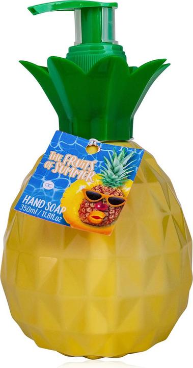 Image du produit Accentra Savon pour les mains THE FRUITS OF SUMMER dans un distributeur à pompe en forme d'ananas, 350ml (Savon liquide, 350 ml)