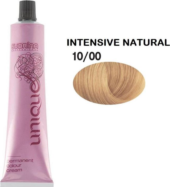 Actual product image Subrina Professional Unique Permanent Hair Dye 1000 Bright Natural Light Blonde - 100 Ml (1000 Bright Natural Light Blonde)