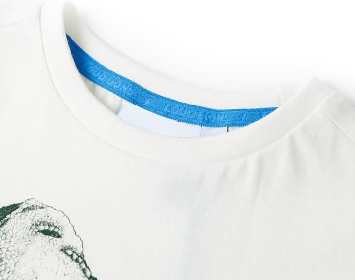 Immagine prodotto VidaXL Maglietta per bambini Ecru 128,Materiale: 100 % cotone,Colore (128)