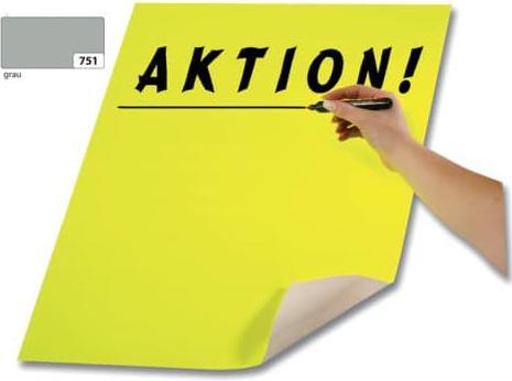Actual product image Folia Bringmann poster board 48x68cm 10 sheets grey,380g (380 g/m², 10 x)