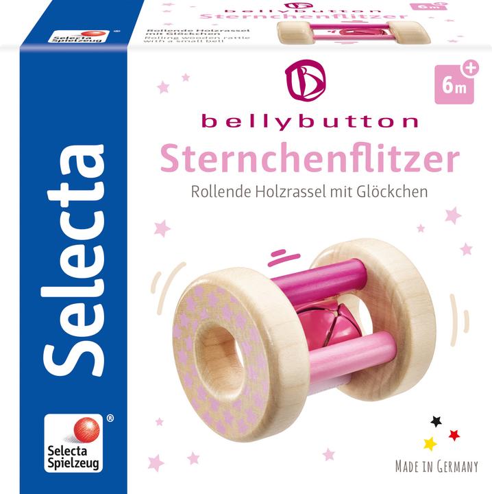 Image du produit Selecta Spielzeug Hochet Etoile roulante rose cm